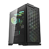 Darkflash DK361 számítógépház + 4 ventilátor, fekete (DK361 black + 4 fans)