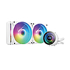 Darkflash DX240 PC vízhűtés RGB 2x 120x120 fehér (DX240 White)