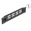 Delock 10 hálózati kabinet panel szellőző nyílásokkal eszköz nélkül beszerelhető 1U fekete (66984)