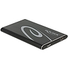 Delock 2.5 Külső merevlemezház SATA HDD  SuperSpeed USB 10 Gbps (USB 3.1 Gen 2) (max. 7 mm HDD) (42585)