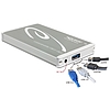 Delock 2.5 külső SATA HDD ház  Multiport USB 3.0 + eSATAp (42514)