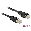 Delock 5 m-es RJ45 dugó  RJ45 dugó csavarokkal csatlakozós Cat.6 SSTP kábel (85670)