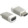 Delock adapter HDMI-A apa  VGA anya adapter, szürke (65472)