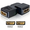 Delock Adapter HDMI female  HDMI female 90 left (65078)