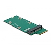Delock Adapter M.2 kulcs B+M - Mini PCIe csatlakozási felület (PCIe / USB) (64103)