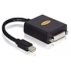 Delock Adapter mini Displayport  DVI 24+5 tűs anya (65098)