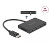 Delock DisplayPort 1.4-es elosztó 1 x DisplayPort-bemenet  4 x DisplayPort-kimenet (87794)