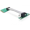 Delock emelő kártya Mini PCI Express  PCI Express x1 bal beillesztés (41305)