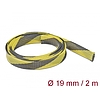 Delock Fonott kábelharisnya nyújtható 2 m x 19 mm fekete-sárga (20742)