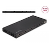 Delock HDMI mátrix kapcsoló 4 db HDMI bemenet - 2 db HDMI kimenet 4K 60 Hz hang operátorral (66454)