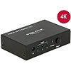 Delock HDMI UHD-kapcsoló, 3 x HDMI-bemenet  1 x HDMI-kimenet, 4K (18683)