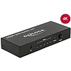 Delock HDMI UHD-kapcsoló, 5 x HDMI-bemenet  1 x HDMI-kimenet, 4K (18685)