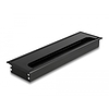 Delock Kábel tömítő/rendező asztalba szerelt változathoz kefével 280 x 80 x 28 mm méretű, fekete (66857)