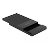 Delock Külső ház 2.5 SATA HDD / SSD-hez SuperSpeed USB Micro-B típusú hüvely - eszközmentes (42011)