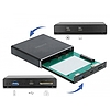 Delock Külső ház 2.5 SATA HDD / SSD-hez további USB Type-C és A-típusú USB portokkal, valamint SD (42618)