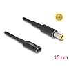 Delock Laptop töltőkábel adapterkábel USB Type-C anya - IBM 7,9 x 5,5 mm apa 15 cm (60041)