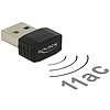 DELOCK LTE USB 2.0 WLAN kétsávos AC/A/B/G/N nano jeladó 433 mb/s (12461)