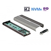 Delock M.2 NVMe PCIe SSD-hez kapcsolódó külső memória ház SuperSpeed USB 20 Gbps (USB 3.2 Gen 2x2) U (42001)