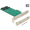 Delock PCI Express Card  2 x internal M.2 Key B 110 mm - Low Profile Form Factor (89473)