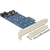 Delock PCI Express Card  2 x internal M.2 NGFF (89374)