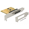 Delock PCI Express Kártya  2 x nagy sebességu 921K, RS-232 ESD védelem (62996)