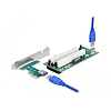 Delock PCI Express Riser kártya x1 - 2 x PCI 32 Bit bővítőhely, 60 cm-es -kábellel (90066)