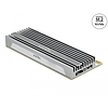 Delock PCI Express x16 (x1 / x4 / x8) kártya - 1 x NVMe M.2 Key M LED kijelzővel (90566)