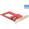 Delock PCI Express x4 Kártya  1 x belso U.2 NVMe SFF-8639 (89469)