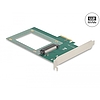 Delock PCI Express x4-kártya - 1 x belső U.2 NVMe SFF-8639 (90081)