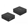 Delock S/PDIF TOSLINK kapcsoló 3 bemenettel és 1 kimenettel infrasugaras távkapcsolóval és USB Tápellátással (63395)
