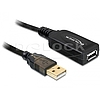 Delock USB 2.0-ás hosszabbító kábel (aktív), 15 m (82689)