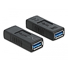 Delock USB 3.0 adapter A-típusú anya A típusú anya (keresztezett) (66641)