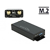 Delock USB 3.0 átalakító B modulú M.2 kulcshoz SIM csatlakozó felülettel és záró lappal (63172)