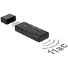 Delock USB 3.0-s, kétsávos WLAN ac/a/b/g/n adapter, 867 Mbps (12463)