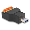 Delock USB 3.2 Gen 1 A-típusú apa - Terminal Block Adapter lenyomó gombbal (66238)