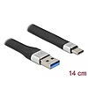 Delock USB 3.2 Gen 1 FPC lapos csík kábel USB A-típusú - USB Type-C 14 cm PD 3 A (86938)
