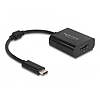 Delock USB Type-C adapter HDMI (DP Alt Mode) 8K-hez HDR funkcióval fekete (64175)