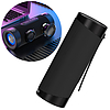 Dudao vezeték nélküli Bluetooth hangszóró 5.0 RGB világos fekete (Y10Pro)