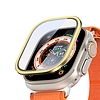 Dux Ducis Flas edzett üveg alumínium kerettel Apple Watch Ultra 49mm-hez - Arany