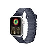 Dux Ducis Szíj (Armor Version) Szíj Apple Watch SE 8, 7, 6, 5, 4, 3, 2, 1 (41, 40, 38 mm) mágneses szilikon pántos karkötőhöz, kék