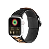 Dux Ducis szíj (kültéri változat) Apple Watch Ultra, SE, 8, 7, 6, 5, 4, 3, 2, 1 (49, 45, 44, 42 mm) nylon pántos karkötőhöz, fekete és narancssárga