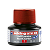 Edding BTK 25 utántöltő üveges tinta táblamarkerhez piros 25ml