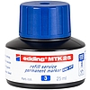 Edding MTK 25 utántöltő üveges tinta permanentmarkerhez kék 25ml