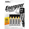 Energizer Alkaline Power AAA ceruza elem 4db bliszteren