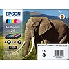 Epson 24XL T2438 Multipack Bk C M Y LC LM tintapatron eredeti C13T24384011 (T2431 + T2432 + T2433 + T2434 + T2435 + T2436) Elefánt