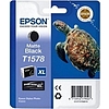 Epson T1578 Matt Black tintapatron eredeti C13T15784010 Teknős