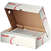 Esselte archiváló doboz A4 felfelé nyíló tetővel újrahasznosított kartonrból fehér 128004