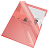 Esselte genotherm luxus színes A4 150 mikron víztiszta piros 25db / csomag 55433