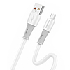 Foneng USB-kábel Micro-hoz, X86 rugalmas 3A, 1,2 m, fehér (X86 Micro)