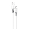 Foneng X66 USB-Micro USB kábel, 20 W, 3A, 1 m, fehér (X66 Micro)
